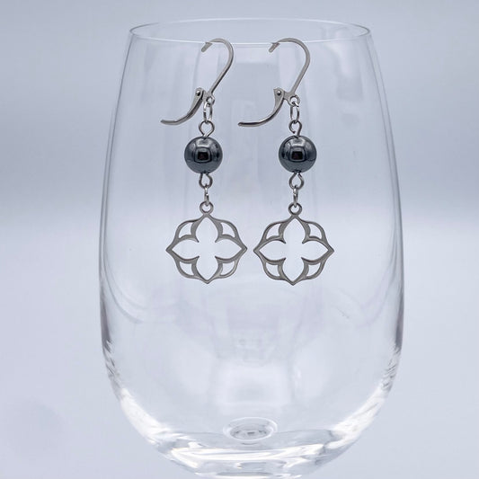 Earrings | Silvery luck