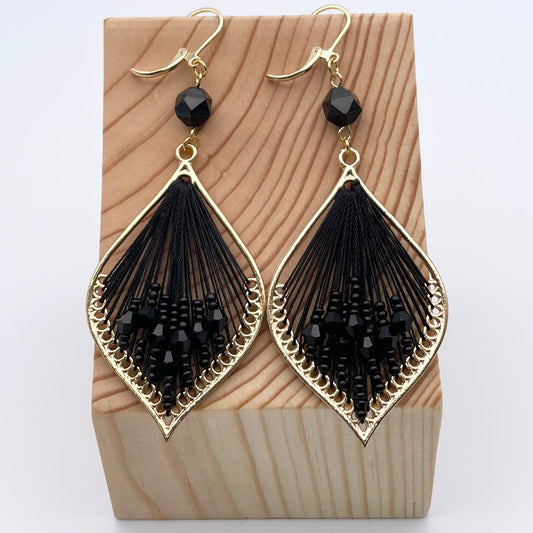 Boucles d'oreilles | Esméralda noire