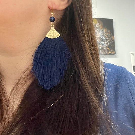 Boucles d'oreilles | Touffues marines