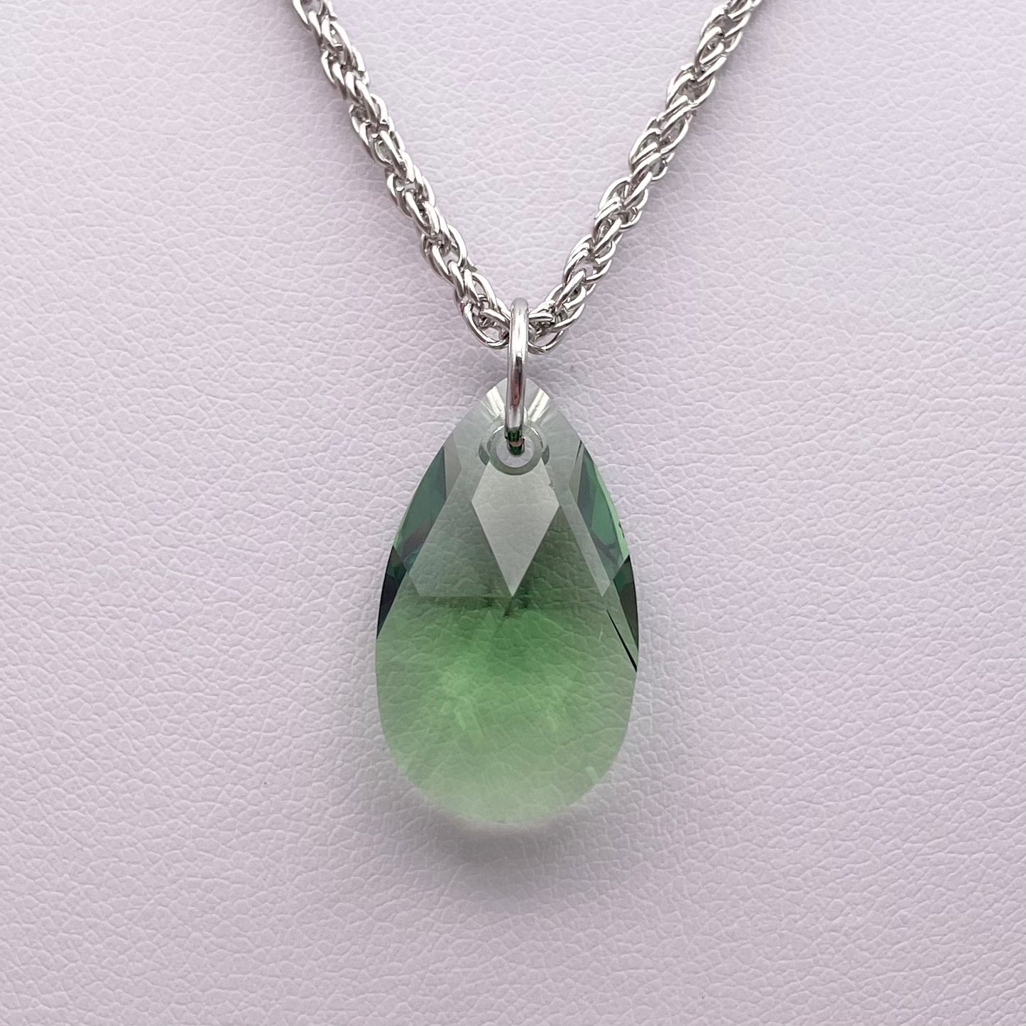 Collier Vert satin | Cristal Swarovski