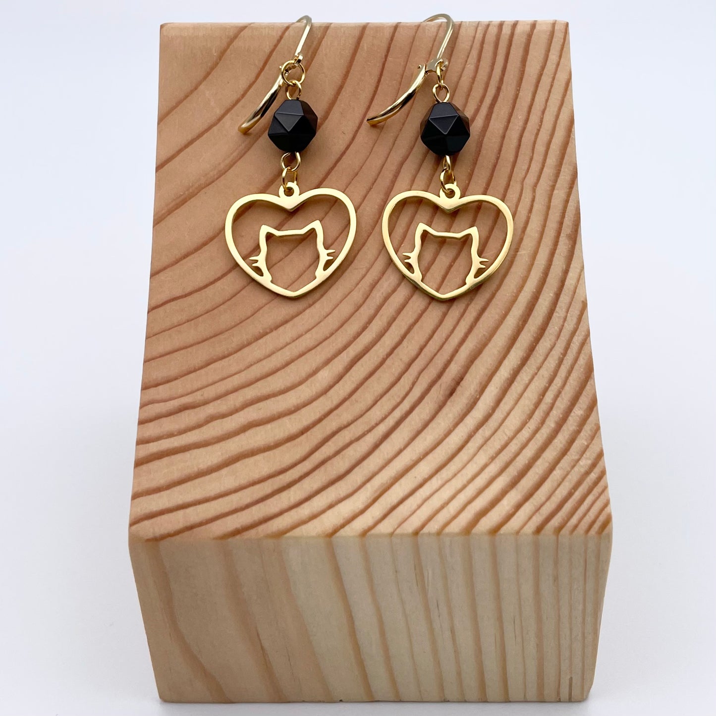 Boucles d'oreilles | Chat roux