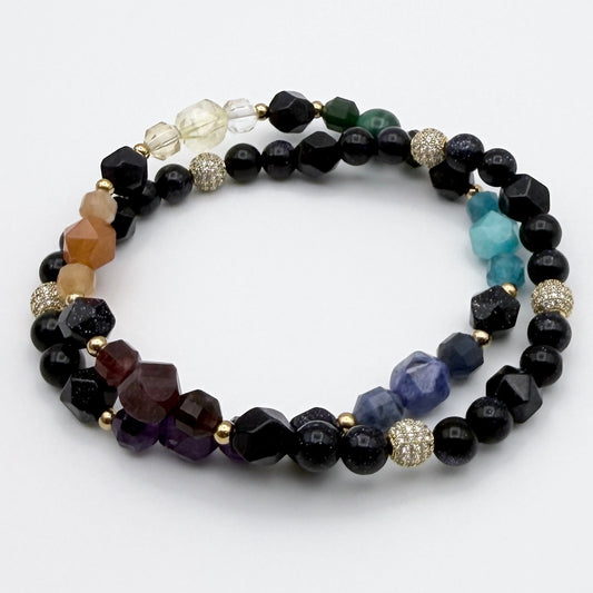 Bracelet double | PRÉCOMMANDE 7 Chakras SIGNATURE