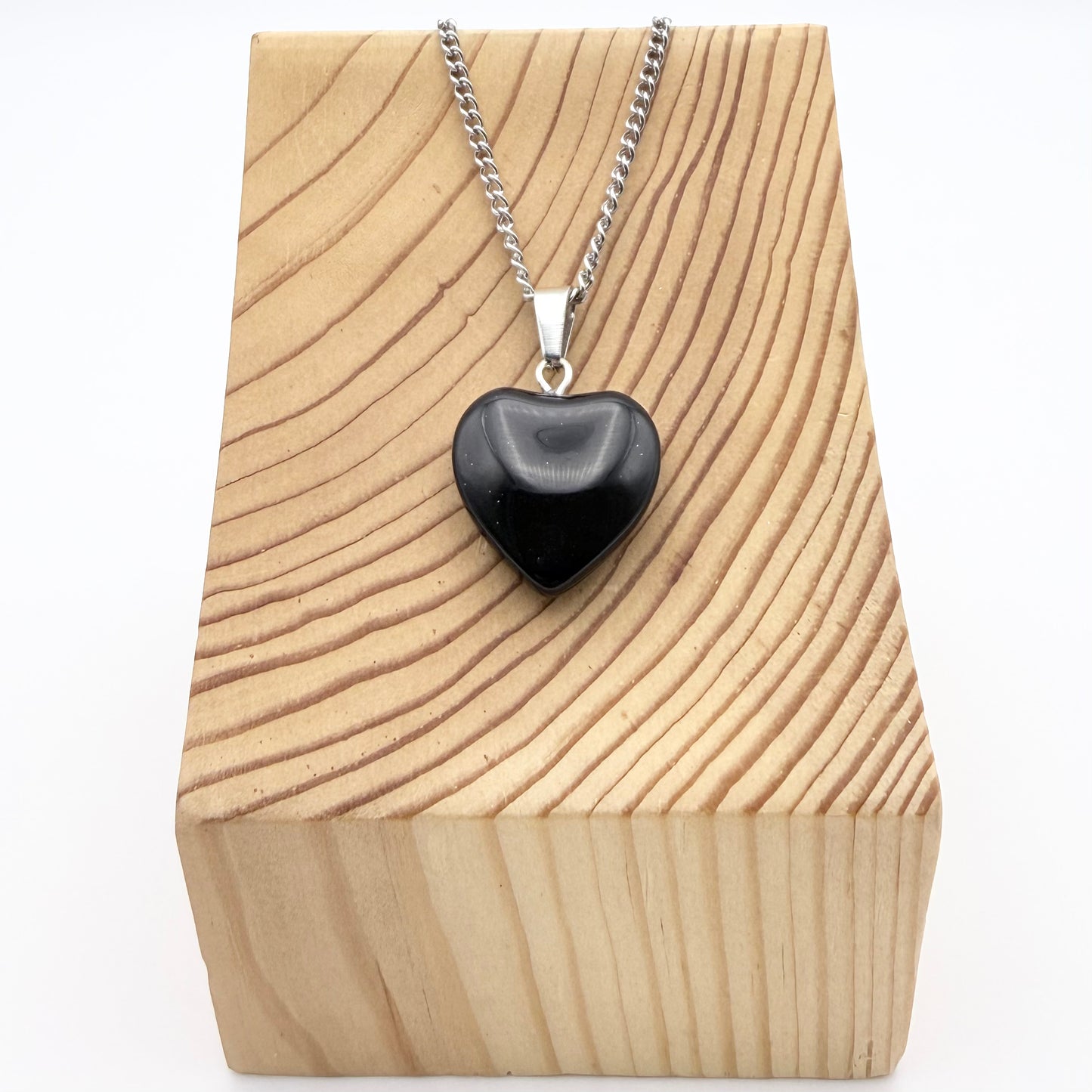 Collier - Pierre naturelle d’obsidienne