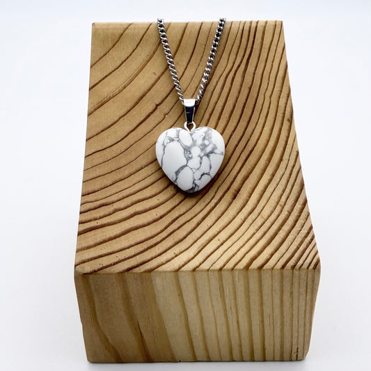 Collier - Pierre naturelle de howlite