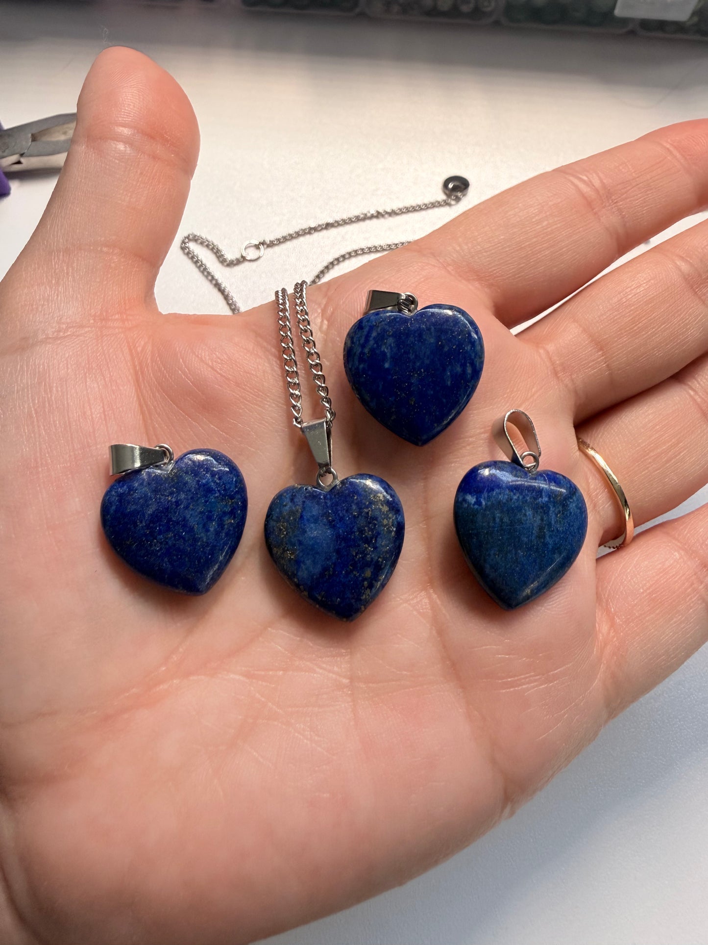 Collier - Pierre naturelle de lapis lazuli