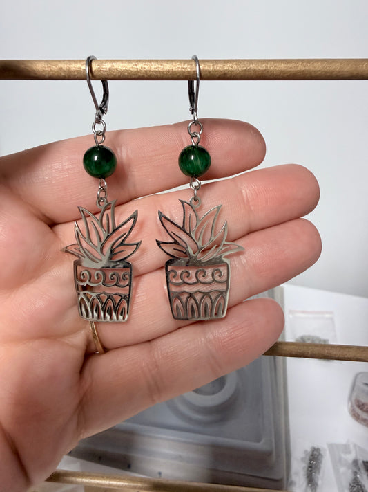 Boucles d'oreilles | Fougère