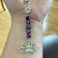 Pendentif pour rétroviseur | Lotus mauve