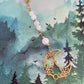 Pendentif pour rétroviseur | Lune dorée