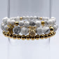 Trio de bracelets | Reine blanche