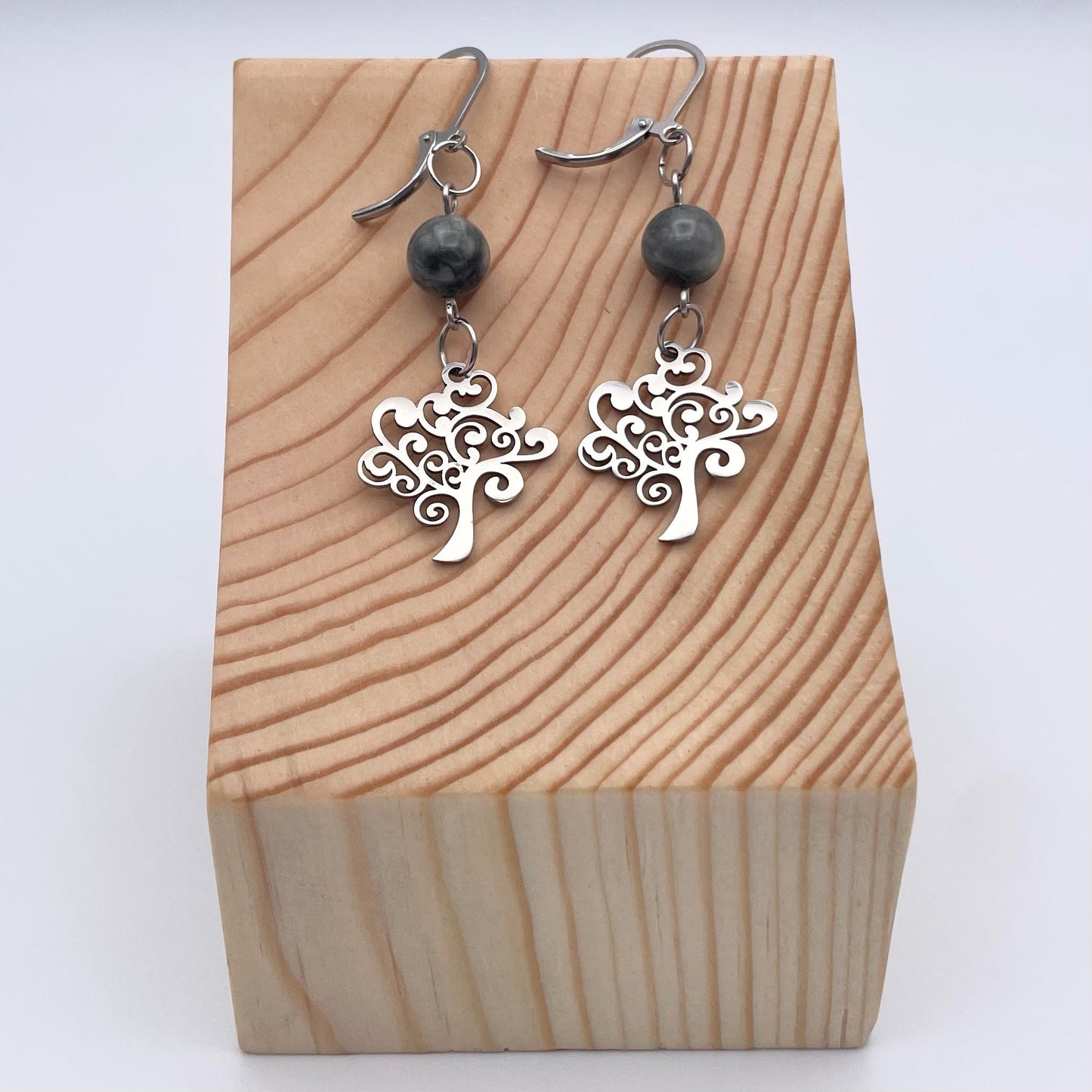 Boucles d'oreilles | Arbres argentés