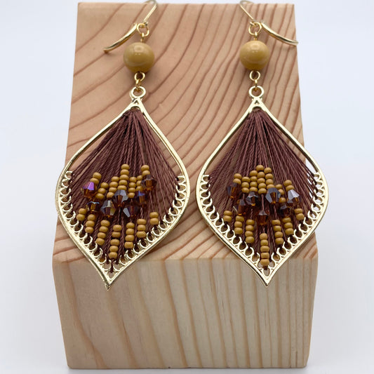 Boucles d'oreilles | Esméralda brune