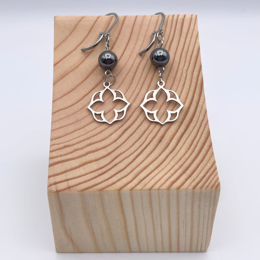Earrings | Silvery luck
