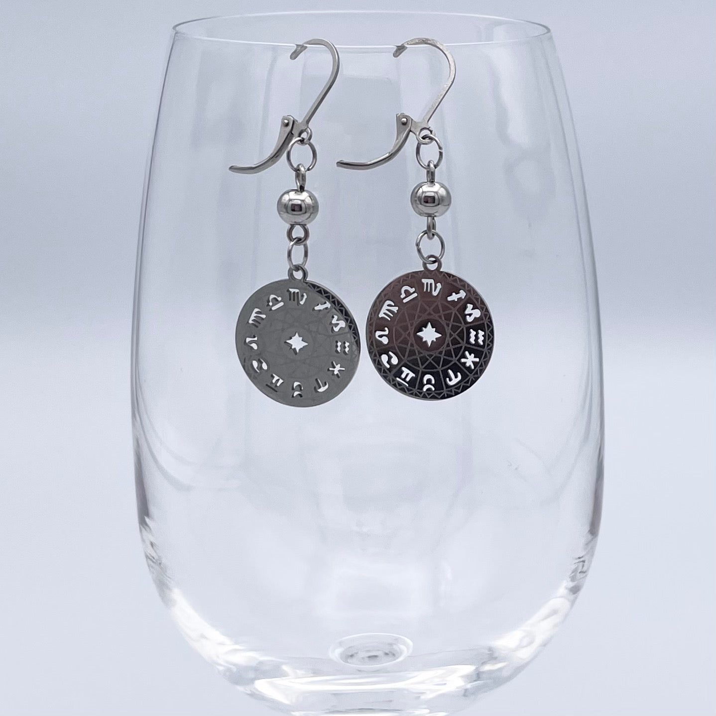 Boucles d'oreilles | Constellation argentée