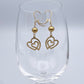 Boucles d'oreilles | Coeurs dorés