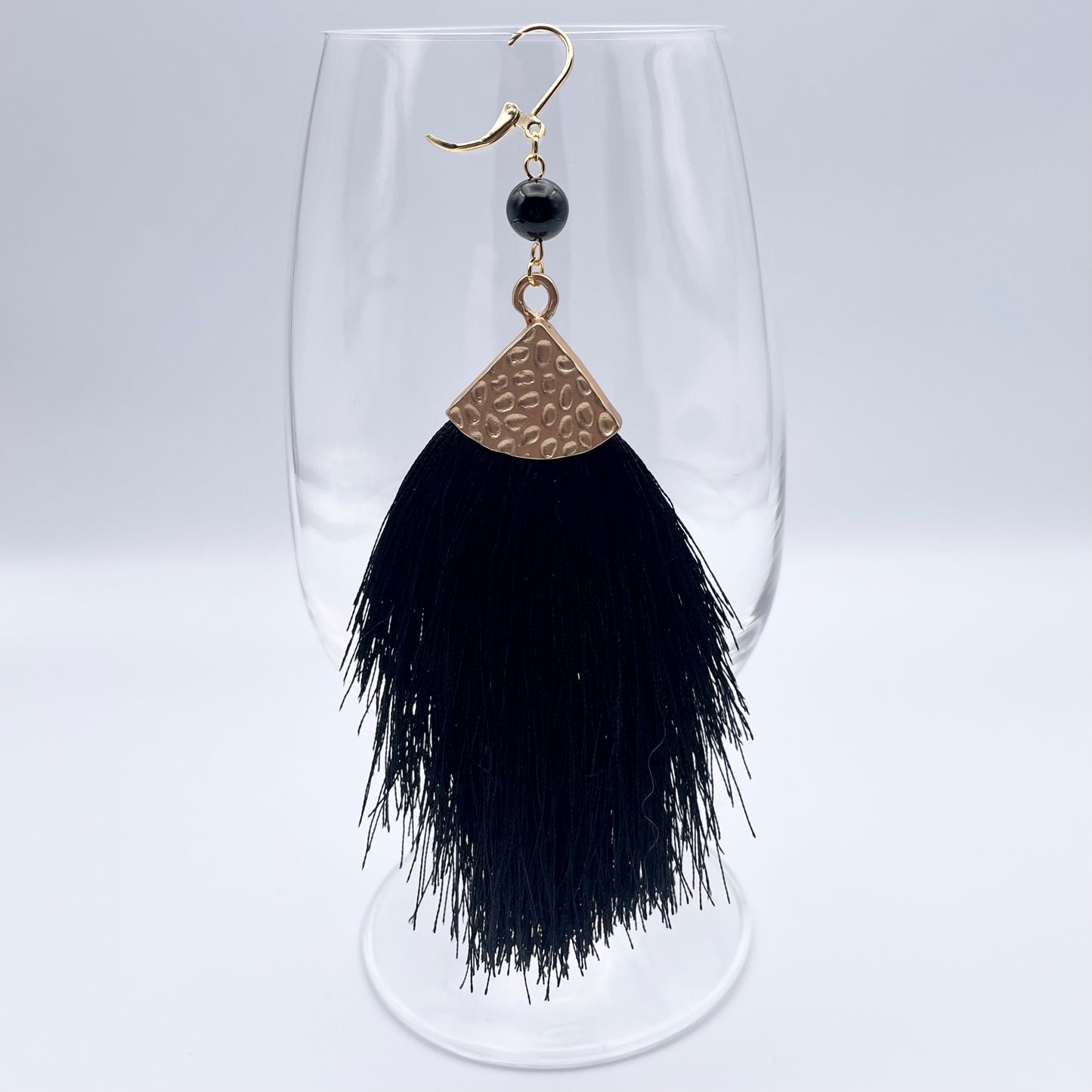 Boucles d'oreilles | Touffues noires