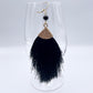 Boucles d'oreilles | Touffues noires