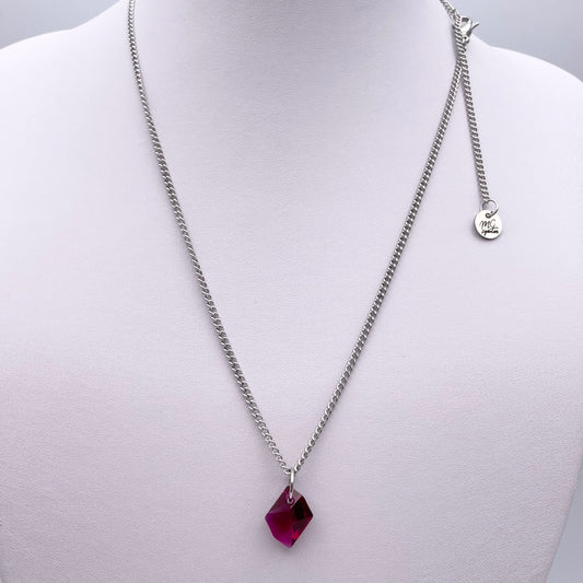 Ruby Necklace | Swarovski Crystal