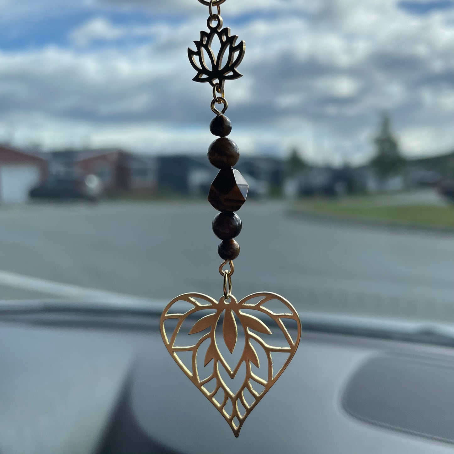 Pendentif pour rétroviseur | Mon protecteur 🧡
