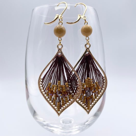 Boucles d'oreilles | Esméralda brune