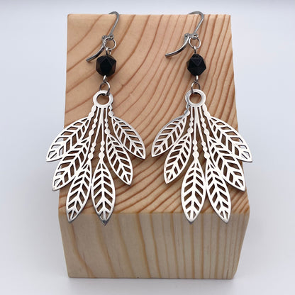 Boucles d'oreilles | Paon