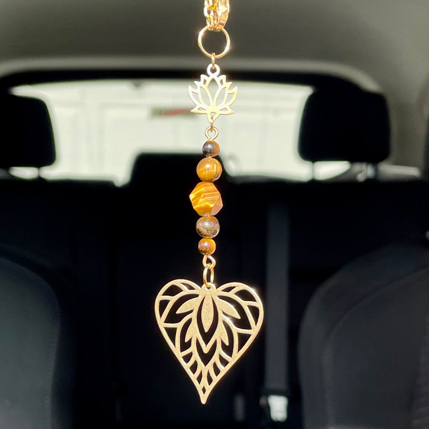 Pendentif pour rétroviseur | Mon protecteur 🧡