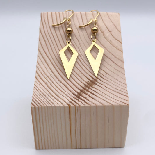 Earrings | Gold diamonds