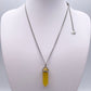 Collier - Pierre naturelle d'agate jaune