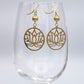Boucles d'oreilles | Lotus doré