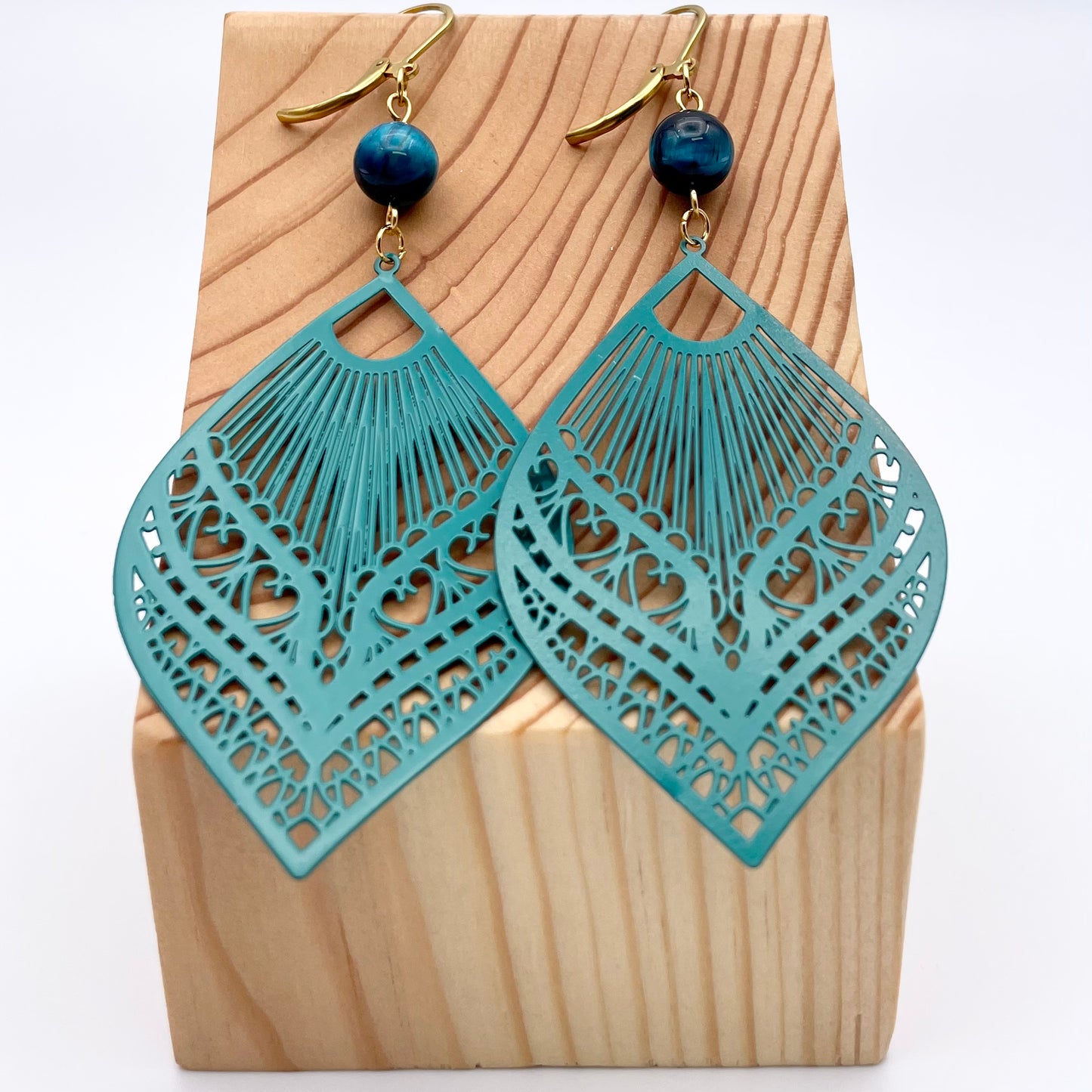 Boucles d'oreilles | Kimberly turquoise