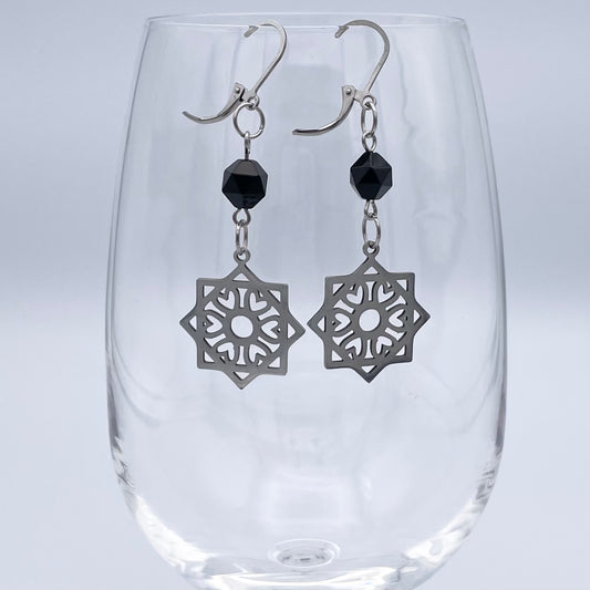 Earrings | Silver Cardinal