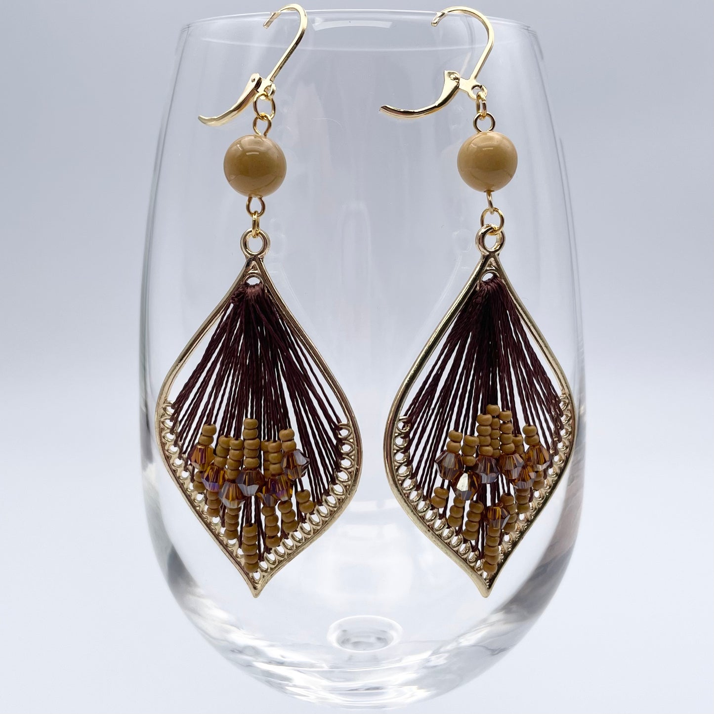 Boucles d'oreilles | Esméralda brune
