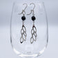 Boucles d'oreilles | Feuilles argentées