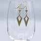 Boucles d'oreilles | Losanges dorés
