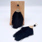 Boucles d'oreilles | Touffues noires
