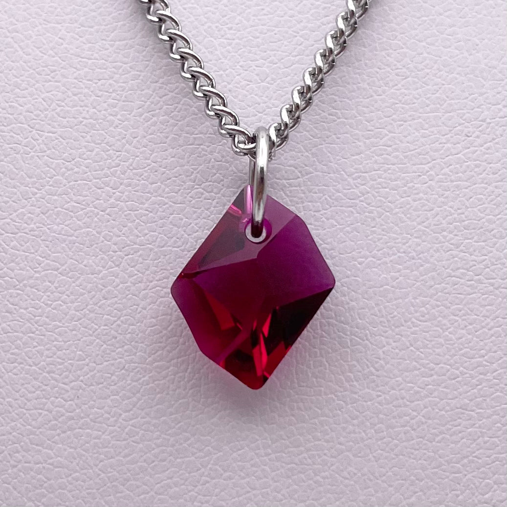 Collier Rubis | Cristal Swarovski